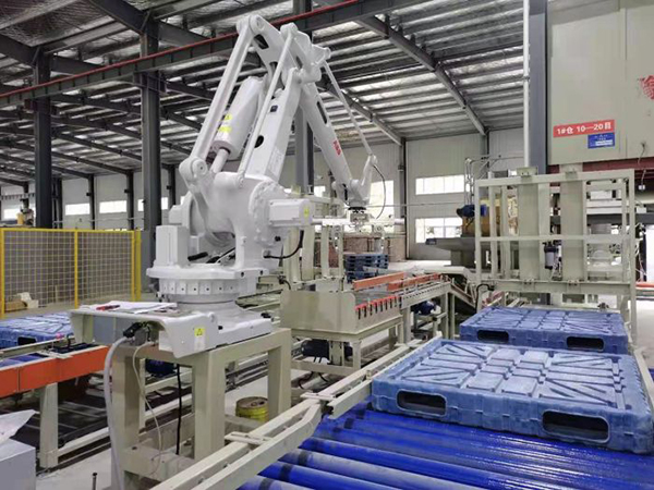 安徽自动码垛机器人市价_PSYJ-454型码垛机器人砖厂