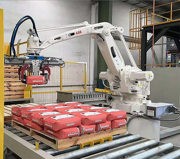 重庆全自动平线码垛机器人生产厂_WJ-3835型码垛机器人的费是多少